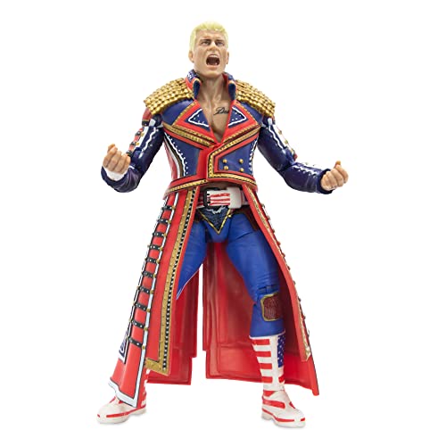 AEW All Elite Wrestling Cody Rhodes unübertroffene Supreme- Cody Rhodes-Figur mit Zubehör, 15,2 cm AEW All Elite Wrestling Cody Rhodes unübertroffene Supreme- Cody Rhodes-Figur mit Zubehör, 15,2 cm von All Elite Wrestling