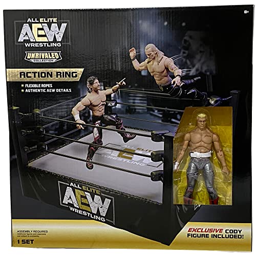 AEW All Elite Wrestling Ring & Cody Rhodes UK Exclusive Unrivaled Actionfigur von All Elite Wrestling