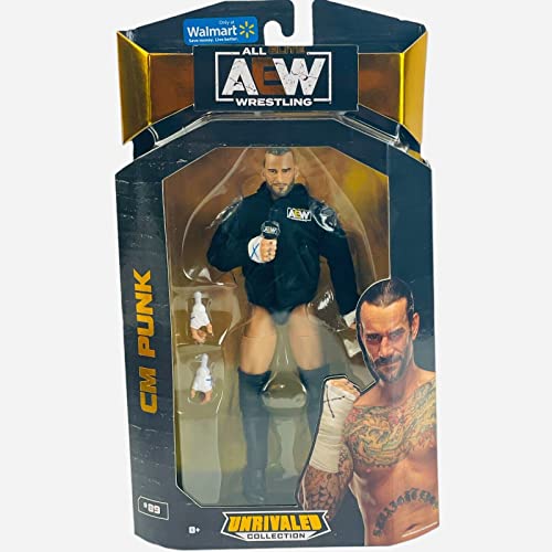 AEW cm Punk Unrivaled Series #89 Actionfigur, 6 inches (Pack of 1) von All Elite Wrestling
