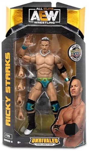 All Elite-Wrestling – 15,2 cm große Ricky Starks-Figur – AEW Unrivaled Kollektion Serie 9 von All Elite Wrestling