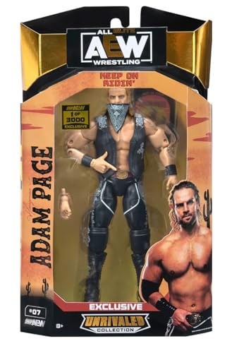 All Elite Wrestling AEW Adam Hangman Page 1 of 3000 Shop AEW Exclusive #07 Jazwares Unrivaled Collection Actionfigur Spielzeug von All Elite Wrestling