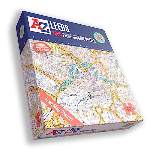A to Z Map of Leeds Puzzle für Erwachsene – 1000 Teile Puzzle Geschenk – Karte Puzzles, Karte Geschenk A to Z Map of Leeds Puzzle für Erwachsene – 1000 Teile Puzzle Geschenk – Karte Puzzles, Karte Geschenk von All Jigsaw Puzzles