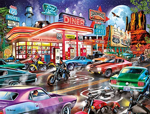 Puzzle mit 1000 Teilen: All-American Diner – Premium-Qualität für Erwachsene – Hergestellt in Großbritannien | Umweltfreundliches Puzzlebrett aus 100 % recyceltem Material | Große Größe 66 cm x 50 cm Puzzle mit 1000 Teilen: All-American Diner – Premium-Qualität für Erwachsene – Hergestellt in Großbritannien | Umweltfreundliches Puzzlebrett aus 100 % recyceltem Material | Große Größe 66 cm x 50 cm von All Jigsaw Puzzles