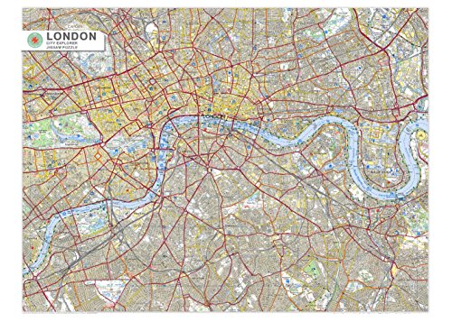 All Jigsaw Puzzles AJP10570 London Stadtkarte 1000 Teile von All Jigsaw Puzzles