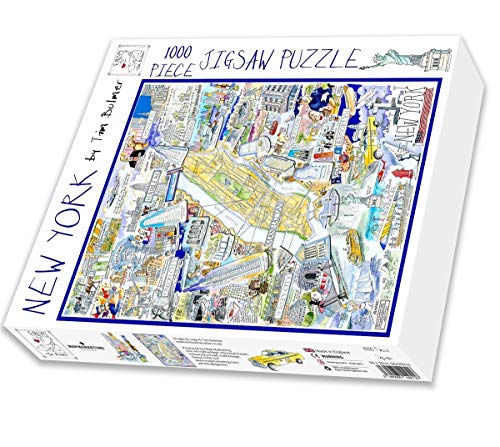 All Jigsaw Puzzles AJP10911 Karte von New York City-Tim Bulmer 1000 Teile von All Jigsaw Puzzles