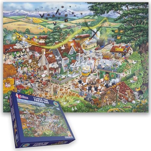 Mike Jupp I Love the Farm 1000 Teile Puzzle von All Jigsaw Puzzles