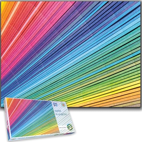 Papier-Regenbogen - Unmögliches Puzzle mit 1000 Stücken von All Jigsaw Puzzles