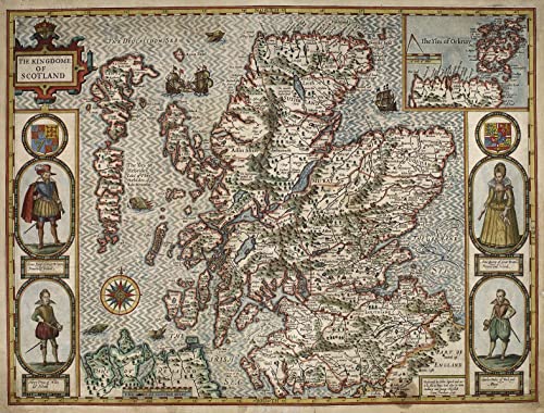 Puzzle mit 1000 Teilen: Historische Karte von Schottland von John Speed – Große Größe 66 cm x 50 cm Puzzle mit 1000 Teilen: Historische Karte von Schottland von John Speed – Große Größe 66 cm x 50 cm von All Jigsaw Puzzles