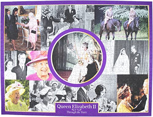 Queen Elizabeth II Through the Years - 1000 Teile Puzzle - Queen Elizabeth II Memorabilia - Puzzle Geschenke für Erwachsene von All Jigsaw Puzzles