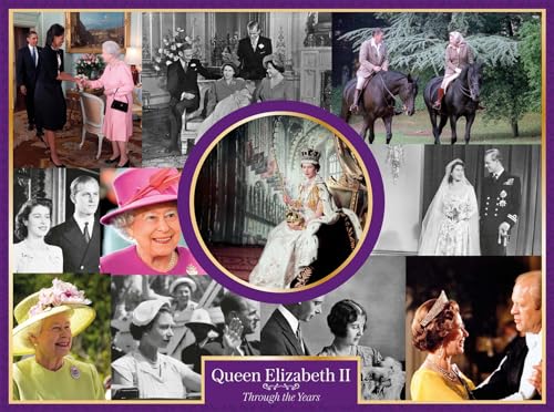 Queen Elizabeth II Through the Years - 1000 Teile Puzzle - Queen Elizabeth II Memorabilia - Puzzle Geschenke für Erwachsene von All Jigsaw Puzzles