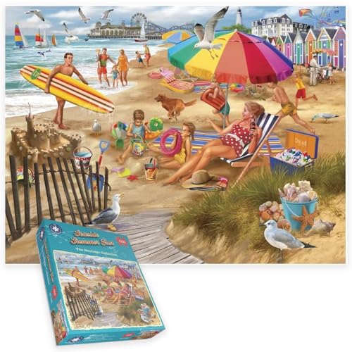 Seaside Summer Fun 1000 Teile Puzzle (Juli Sub) von All Jigsaw Puzzles