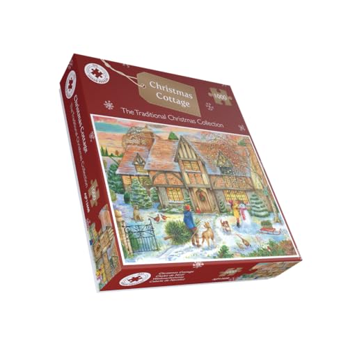 The Christmas Cottage Puzzle, 1000 Teile von All Jigsaw Puzzles
