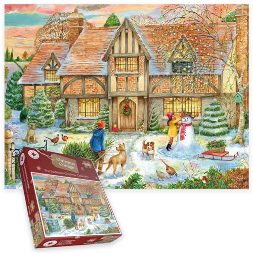 The Christmas Cottage Puzzle, 1000 Teile von All Jigsaw Puzzles