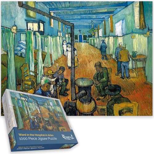 Van Gogh's View from The Ward - A 1000 Pieces Jigsaw Puzzle Capturing The Chaos and Humanity of Recovery for Adults Van Gogh's View from The Ward - A 1000 Pieces Jigsaw Puzzle Capturing The Chaos and Humanity of Recovery for Adults von All Jigsaw Puzzles