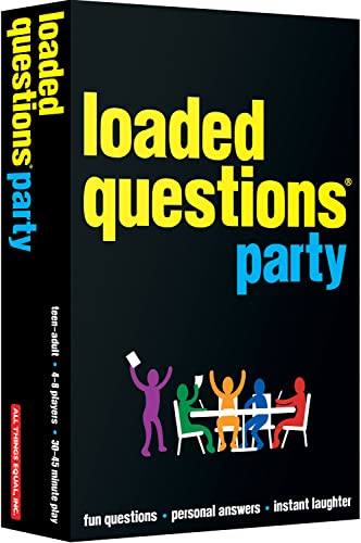 All Things Equal: Loaded Questions Party - EIN episches Partyspiel mit lustigen Fragen, persönlichen Antworten und sofortigem Lachen, 4 bis 8 Spieler von All Things Equal, Inc.