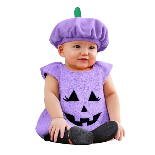 Allbestop Halloween Costumes, Halloween-Kostüm Halloween Kürbis Kostüm Kinder Kürbis Umhang Karneval Kinderkostüm Geeignet Für Kinder Kleinkind Kleidung Set Kapuzen-Strampler Orange Onesie Unisex Allbestop Halloween Costumes, Halloween-Kostüm Halloween Kürbis Kostüm Kinder Kürbis Umhang Karneval Kinderkostüm Geeignet Für Kinder Kleinkind Kleidung Set Kapuzen-Strampler Orange Onesie Unisex von Allbestop