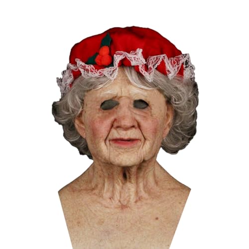 Allbestop Halloween Gruselige Hexenmaske Alte Frau Oma Karneval Masken Halloween Masken Ab 18 Horrormaske Kostüm Für Kostüm Cosplay Requisiten Horror Masks Horror Kopf Bedeckung Allbestop Halloween Gruselige Hexenmaske Alte Frau Oma Karneval Masken Halloween Masken Ab 18 Horrormaske Kostüm Für Kostüm Cosplay Requisiten Horror Masks Horror Kopf Bedeckung von Allbestop