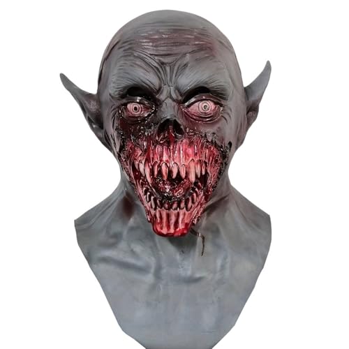 Allbestop Halloween Horror Maske, Monster Maske Für Erwachsene Grusel Erwachsene Halloween Schädelmaske Horror Cosplay Costume Helloween Kostüme Für Männer Carnival Cosplay Props For Men And Women Allbestop Halloween Horror Maske, Monster Maske Für Erwachsene Grusel Erwachsene Halloween Schädelmaske Horror Cosplay Costume Helloween Kostüme Für Männer Carnival Cosplay Props For Men And Women von Allbestop