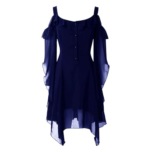 Allbestop Halloween-Kostüm Renaissance Kleid Damen Damen Halloween Kostüm Mittelalterliches Hochzeitskleid Kostüm Mittelalter Schwarzes Kleid Halloween Lange Sommerkleider Allbestop Halloween-Kostüm Renaissance Kleid Damen Damen Halloween Kostüm Mittelalterliches Hochzeitskleid Kostüm Mittelalter Schwarzes Kleid Halloween Lange Sommerkleider von Allbestop