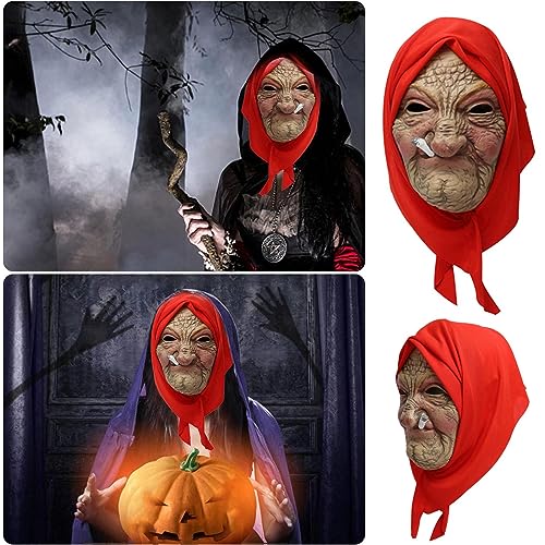Allbestop Halloween-Maske Alte Frau Oma Karneval Masken Horror Masken Halloween Für Kostümparty Cosplay Dressing Requisiten Für Karneval Maskerade Cosplay Familien Party Horror Kopf Bedeckung Allbestop Halloween-Maske Alte Frau Oma Karneval Masken Horror Masken Halloween Für Kostümparty Cosplay Dressing Requisiten Für Karneval Maskerade Cosplay Familien Party Horror Kopf Bedeckung von Allbestop