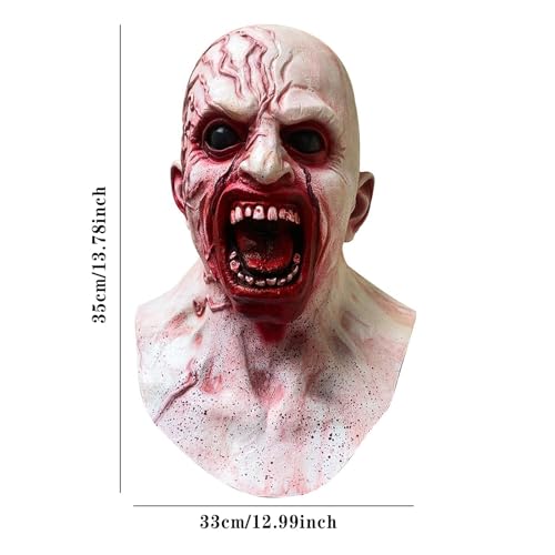 Allbestop Halloween Masken Erwachsene, Halloween Maske Horror Scary Mask Masken Kinder Gruselig Kostüm Skelett Maske Horror Cosplay Costume Kostüm Herren Carnival Cosplay Props For Men And Women Allbestop Halloween Masken Erwachsene, Halloween Maske Horror Scary Mask Masken Kinder Gruselig Kostüm Skelett Maske Horror Cosplay Costume Kostüm Herren Carnival Cosplay Props For Men And Women von Allbestop