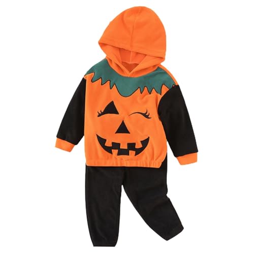Allbestop Kostüm Kinder Halloween Junge, Kostüm Halloween Mädchen Kürbis Outfit Kleidung Kinder Kürbis Umhang Romper Outifts Kleidungsset Baby Mädchen Junge Strampler Set Allbestop Kostüm Kinder Halloween Junge, Kostüm Halloween Mädchen Kürbis Outfit Kleidung Kinder Kürbis Umhang Romper Outifts Kleidungsset Baby Mädchen Junge Strampler Set von Allbestop