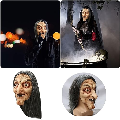 Allbestop Maske Halloween Erwachsene Alte Frau Maske Gruselige Masken Von Halloween Für Frisuren Cosplay Kostüm Zubehör Maskerade Karneval Kostüm Requisiten Grusel Erwachsene Für Karneval Allbestop Maske Halloween Erwachsene Alte Frau Maske Gruselige Masken Von Halloween Für Frisuren Cosplay Kostüm Zubehör Maskerade Karneval Kostüm Requisiten Grusel Erwachsene Für Karneval von Allbestop