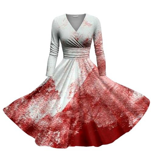 Allbestop Zombie Braut Kostüm Set Damen Gruselig Blutige Zombie Braut Horror Halloween Kostüm Damen Größe 54 Horror Kleid Costume Women Halloween-Kleider Für Frauen Damenkleid Partykleider Allbestop Zombie Braut Kostüm Set Damen Gruselig Blutige Zombie Braut Horror Halloween Kostüm Damen Größe 54 Horror Kleid Costume Women Halloween-Kleider Für Frauen Damenkleid Partykleider von Allbestop