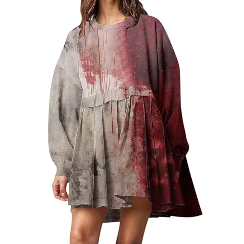 Allbestop Zombie Braut Kostüm Set Damen Gruselig Blutige Zombie Horror Braut Kostüm Halloween Blut Halloween Kleid Kürbis Erwachsene Costumes Kleider Rundhals Schwingen Gastkleider Allbestop Zombie Braut Kostüm Set Damen Gruselig Blutige Zombie Horror Braut Kostüm Halloween Blut Halloween Kleid Kürbis Erwachsene Costumes Kleider Rundhals Schwingen Gastkleider von Allbestop