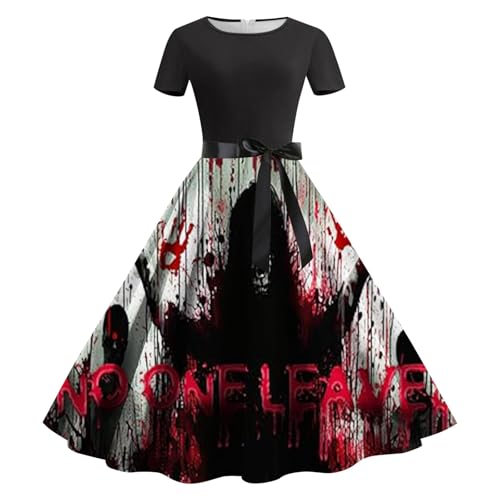 Allbestop Zombie Braut Kostüm Set Halloween Kleidung Blut Kostüm Damen Strickkleid Halloween Frauen Costume Blutigem Aufdruck Mittelalter Kleider Partykleider Horror Costumes Allbestop Zombie Braut Kostüm Set Halloween Kleidung Blut Kostüm Damen Strickkleid Halloween Frauen Costume Blutigem Aufdruck Mittelalter Kleider Partykleider Horror Costumes von Allbestop