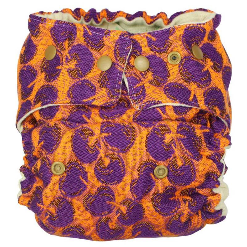 Allerlei Windeln Wollüberhose - Cherries violett Größe 2 (8-15kg) von Allerlei Windeln