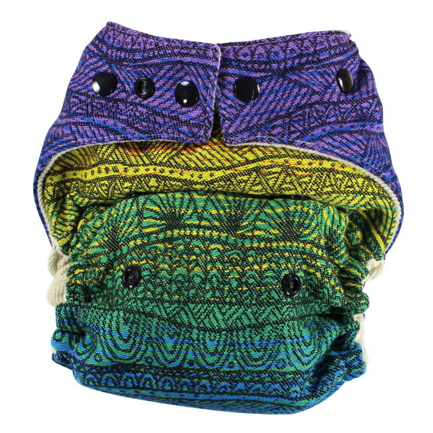 Allerlei Windeln Wollüberhose - Harmony (Laschen violett) Größe 2 (8-15kg) von Allerlei Windeln