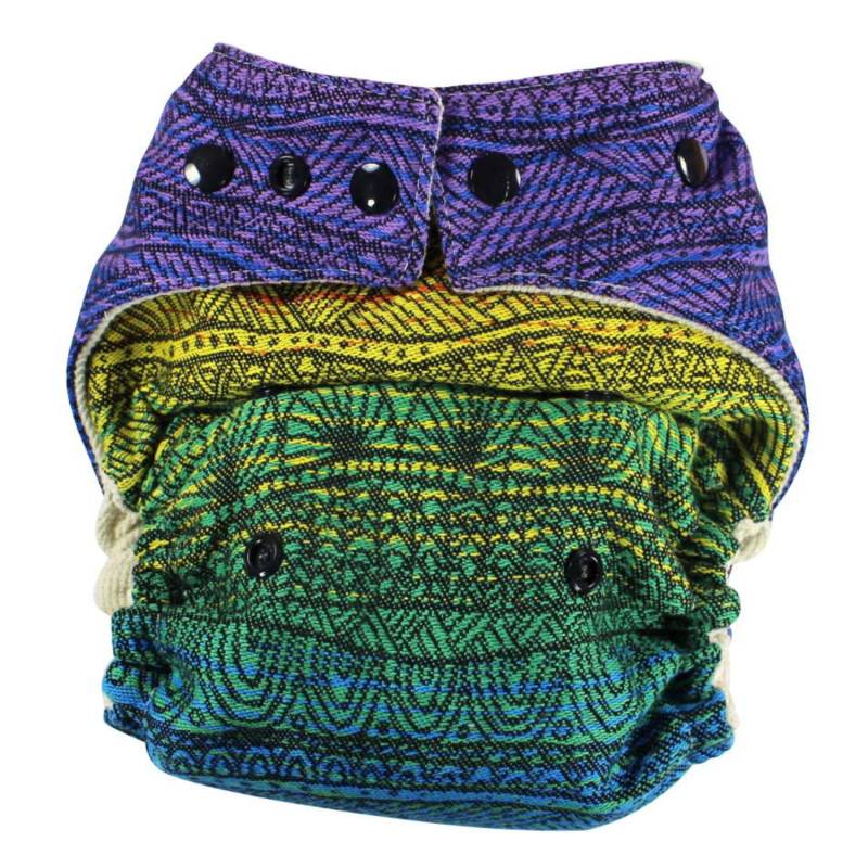 Allerlei Windeln Wollüberhose - Harmony (Laschen violett) Größe 2 (8-15kg) von Allerlei Windeln