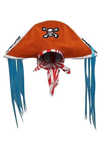 Alleyon Clown Buggy Cosplay Hut Anime Piratenhut mit Kopftuch für Halloween von Alleyon