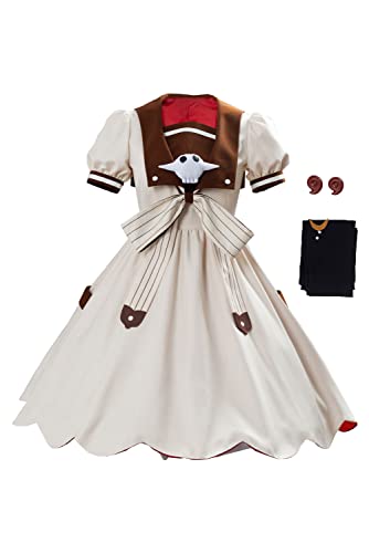 Alleyon Yashiro Nene Cosplay Kleid Toilet Bound Hanako Kun Outfit Anime Kostüm Kamome Gakuen Uniform 3XL von Alleyon