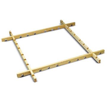 Batik- - Seidenmal-Steck-Rahmen, 100x100 cm [Spielzeug] von Allgäuer Webrahmen