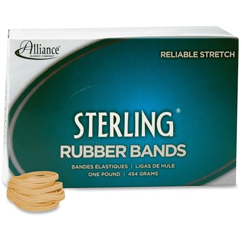 Sterling Ergonomically Correct Rubber Bands, #30, 2 x 1/8, 1500 Bands/1lb Box Sterling Ergonomically Correct Rubber Bands, #30, 2 x 1/8, 1500 Bands/1lb Box von Alliance