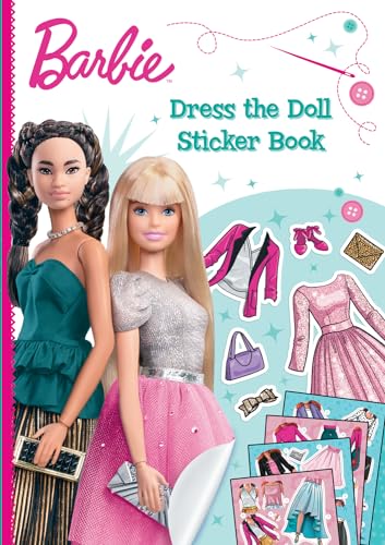 ALLIGATOR - Barbie Dress the Doll Stickerbuch, Stickerbücher, Barbie Sticker, Barbies Stickerbuch, Barbie Geschenke, Sticker Activity Book, Wiederverwendbare Stickerbuch von Alligator