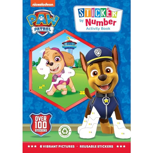 ALLIGATOR - Paw Patrol Aufkleber nach Zahlen Buch, Stickerbuch, Sticker nach Zahlen für Kinder, Aufkleber nach ZahlenPaw Patrol Aufkleber, Paw Patrol Stickerbuch, Sticker Aktivitätsbuch, ALLIGATOR - Paw Patrol Aufkleber nach Zahlen Buch, Stickerbuch, Sticker nach Zahlen für Kinder, Aufkleber nach ZahlenPaw Patrol Aufkleber, Paw Patrol Stickerbuch, Sticker Aktivitätsbuch, von Alligator