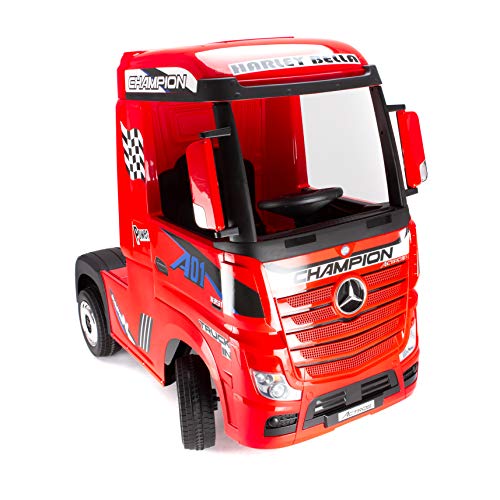 Mercedes Benz Actros Kinder Truck LKW - 3-5 Jahre bis 30 kg, Kinderfahrzeug mit Sound - Elektroauto Kinderauto LKW Truck Kindertruck von Allpax