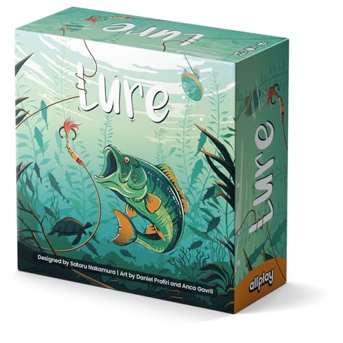 Allplay Lure Dice Game | Family Fishing Game with Bluffing and Dice Wagering | 1-Minute to Teach | Ages 7+ | 2–5 Players | 15 Minute Playtime Allplay Lure Dice Game | Family Fishing Game with Bluffing and Dice Wagering | 1-Minute to Teach | Ages 7+ | 2–5 Players | 15 Minute Playtime von Allplay