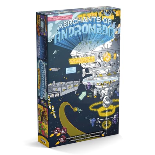Allplay Merchants of Andromeda | Sci-Fi Board Game with Dutch Auctions, Mini-Games & Political Voting | Strategy Game for 3–6 Players | Ages 13+ | Space Economy Game Allplay Merchants of Andromeda | Sci-Fi Board Game with Dutch Auctions, Mini-Games & Political Voting | Strategy Game for 3–6 Players | Ages 13+ | Space Economy Game von Allplay