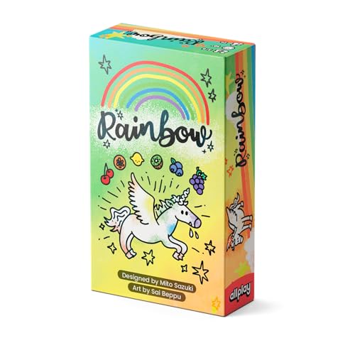 Allplay Rainbow Card Game – Fast-Paced Hand Management for 2-6 Players, Ages 8+, Strategic and Replayable Tiny Box Series Allplay Rainbow Card Game – Fast-Paced Hand Management for 2-6 Players, Ages 8+, Strategic and Replayable Tiny Box Series von Allplay
