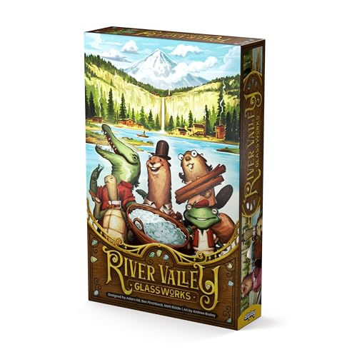 Allplay River Valley Glassworks Board Game – Strategic Drafting and Player Board Puzzle, 1-5 Players, Ages 7+, Fun for Everyone Series Allplay River Valley Glassworks Board Game – Strategic Drafting and Player Board Puzzle, 1-5 Players, Ages 7+, Fun for Everyone Series von Allplay