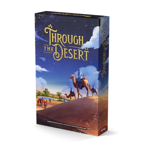 Through The Desert Board Game – Strategic Route Building with Iconic Camels, 2-4 Players, Ages 11+, The Strategy Line Through The Desert Board Game – Strategic Route Building with Iconic Camels, 2-4 Players, Ages 11+, The Strategy Line von Allplay