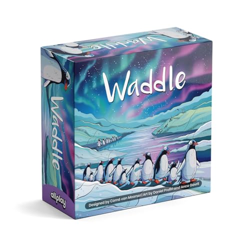 Waddle | Abstract Strategy Board Game | Fast-Paced Area Control for 2–5 Players | Ages 7+ | 15-Min Playtime | 1-Minute to Teach Series Waddle | Abstract Strategy Board Game | Fast-Paced Area Control for 2–5 Players | Ages 7+ | 15-Min Playtime | 1-Minute to Teach Series von Allplay