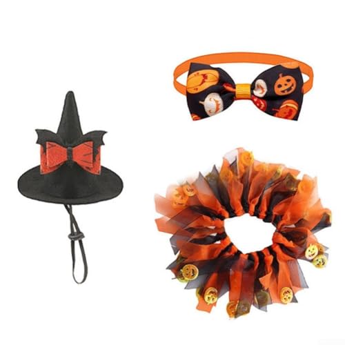 Allthingstore Rasengans Kostüm-Set mit Halloween-Truthahn- und Kürbismotiven, entworfen mit atmungsaktivem Satin-Stoff für Gartendekoration (Set) von Allthingstore