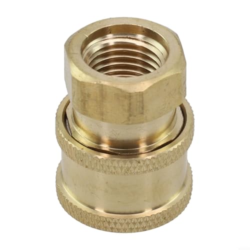 Wasserpistole Schnellverbinder Adapter mit Stahlkugel-Verriegelungsmechanismus (weiblicher Stecker) von Allthingstore