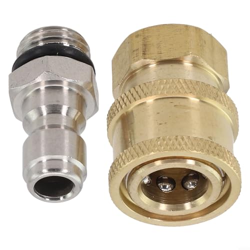 Wasserpistolen-Schnellanschluss-Adapter mit Stahlkugel-Verriegelungsmechanismus (2 Stück) von Allthingstore