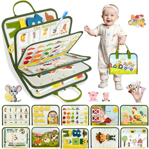 Almaxi Farm Busy Board Spielzeug Activity Board Motorikspielzeug Almaxi Farm Busy Board Spielzeug Activity Board Motorikspielzeug von Almaxi